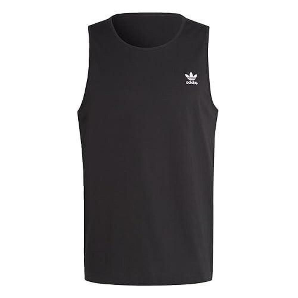 Adidas Originals Mens Trefoil Essentials Tank Top Shirt, Black, X-Small US